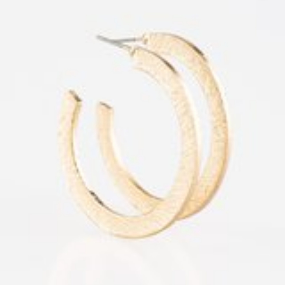 Haute Glam Gold Hoop Earrings